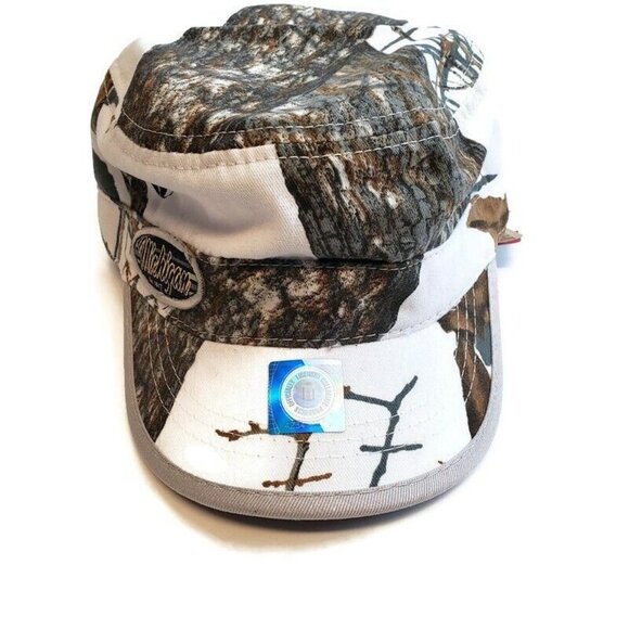 NCAA Women's Michigan Wolverines Cap Military Fashion Mossy Oak Camo Adjustable - Picture 1 of 6